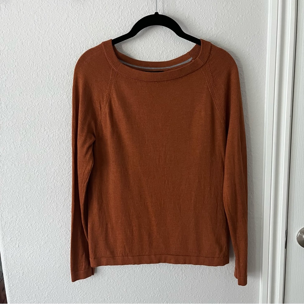 Orange Merino Sweater